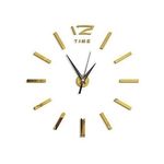 Horloge Murale 3D 60 cm  - Doré au meilleur prix au Maroc