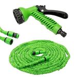 Tuyau Arrosage Extensible 30m + Pistolet à Eau 7 jets ( vert ) - Magic hose au meilleur prix au Maroc