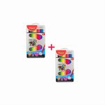 DEUX LOT CRAYONS COULEUR  BOITE DE 12 EN METAL BOX au meilleur prix au Maroc