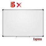 PACK DE 5 TABLEAUX MAGNETIQUES BLANCS 90X60 CM EXPRESS au meilleur prix au Maroc