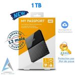 HDD Externe 1To My Passport 2.5" USB 3.0 - Black au meilleur prix au Maroc