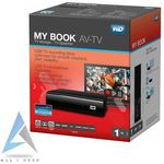 Enregistreure TV - My Book AV-TV Disque dur 1 To externe  3,5" USB 3.0/USB 2.0 au meilleur prix au Maroc