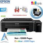 EPSON L310 IMPRIMANTE A RESERVOIRES COULEUR A4 12 000 PAGES NOIR 6500 PAGES EN COULEUR au meilleur prix au Maroc