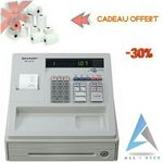 Caisse Enregistreuse  avec écran LED XE-A107-Wh - Tiroir sécurisé 4 compartiments à billets au meilleur prix au Maroc