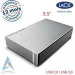 Disque dur externe 4 To en aluminium 3.5" ( Type-C, USB 2.0 , USB 3.0 ) au meilleur prix au Maroc