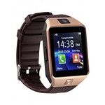 Smart Montre Connectée Bluetooth & écran tactile & carte SIM - Marron au meilleur prix au Maroc