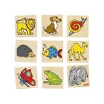 Jeu de mémo des animaux, boîte en bois au meilleur prix au Maroc