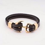 Rêve Diamant Bracelet Ghibli 100% Cuir à motif 100% Acier Doré  Noir Plus Boite Cadeau au meilleur prix au Maroc