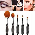 Pack de 5 Pinceaux ovale Maquillage Brosse A Dents Makeup Brush au meilleur prix au Maroc