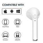 Smart I7 Mini Oreillette Bluetooth 4.1 sans Fil avec Microphone Bluetooth Écouteur ( 1x Oreille ) - Blanc au meilleur prix au Maroc