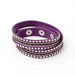 Rêve diamant Bracelet en Strass - Mauve au meilleur prix au Maroc