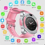 Smart v8 Watch V8 Rose Intelligente montre au meilleur prix au Maroc