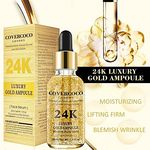 COVERCOCO COVERCOCO 24K - Ampoule de luxe en or solution de soin-Serum pour visage Hydratant Blanchissant Anti-acne Anti-Age Anti-Rides au meilleur prix au Maroc