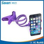 Support Telephone Universal Flexible Rotatif 360¡- Mauve au meilleur prix au Maroc