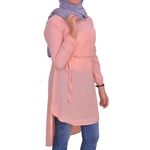 Top Chemise Longue Femme -Rose au meilleur prix au Maroc