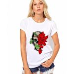 New t shirt blanc imp JoM R chic femme au meilleur prix au Maroc