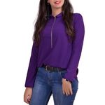 Chic Chemise Femme -Violet au meilleur prix au Maroc