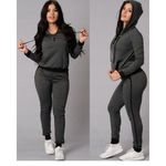 Chic Survêtement Femme -Gris au meilleur prix au Maroc