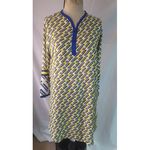 tunique imprime jaune au meilleur prix au Maroc