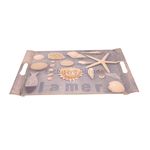 Plateau mélamine résistant à la chaleur motif la mer made in italy 49.5x34x2.5cm au meilleur prix au Maroc