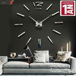 Horloge Murale 3D Originale MAX3 ARGENT au meilleur prix au Maroc