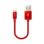 CABLE LIGHTENING USB ROUGE au meilleur prix au Maroc