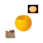 Photophore Sphère Orange plus Emballage Offert au meilleur prix au Maroc