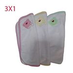 Pack serviette pour bébé X3 piéces - Filles - From Turkey High Quality au meilleur prix au Maroc