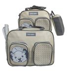 Pack Bébé Sac à langer 3X1 pièces - Baby Tiger - Gris au meilleur prix au Maroc