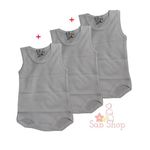 Bébé Lux Lot de 3 bodys bébé - Bleu - High Quality au meilleur prix au Maroc