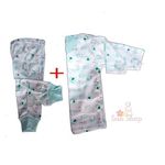 Pack Bébé Pyjama de Nuit - bodys bébé +pontallon - High Quality - Vert au meilleur prix au Maroc
