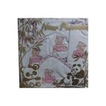 Peignoir + Serviette + Bonnet + Bavoir Pour Bébé 4 X 1- Rose au meilleur prix au Maroc