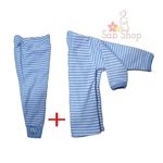 Pack Bébé Pyjama de Nuit - bodys bébé +pontallon - High Quality - Bleu au meilleur prix au Maroc