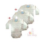 Bébé Lux Lot de 3 bodys bébé - Jaune - High Quality au meilleur prix au Maroc
