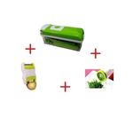 Pack de cuisine : Nicer Dicer Plus + Hachoir à Herbes Rotatif + Éplucheur à Légumes et Fruits. au meilleur prix au Maroc