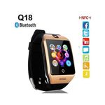 Montre connectée SMART Watch Q18 Ecran tactile 1.54" Bluetooth, Carte Sim - Gold au meilleur prix au Maroc