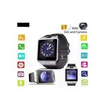 Montre connectée Bluetooth & écran tactile & carte SIM - NOIR et gris au meilleur prix au Maroc