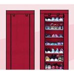 Armoire de chaussure 7 étages - Bordeaux au meilleur prix au Maroc