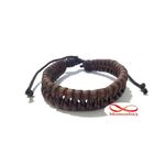 Bracelet Cuir MARRON Pour Homme Réglale au meilleur prix au Maroc