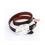 Bracelet Cuir Noir Avec Fermoir Charm Unisex au meilleur prix au Maroc