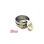 Bague En Acier Inoxydable Taille (7) - Unisex au meilleur prix au Maroc