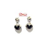 Boucles D’oreilles Argenté Pendentif Papillon Noir au meilleur prix au Maroc