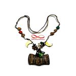 Collier Simple Asiatique Thaï Naturel Coco (Fil Réglable) au meilleur prix au Maroc