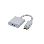 CABLE  D'AFFICHAGE  DISPLAY PORT  M/HDMI F BLANC au meilleur prix au Maroc