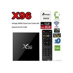X96 TV BOX 8GB 1 GB RAM ANDROID 6.0 NOIR au meilleur prix au Maroc