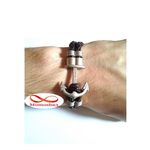 Bracelet Ancre Chaîne de Main en Cuir MARRON Unisex au meilleur prix au Maroc