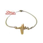 Bracelet Hearbeat En Acier Inoxydable Argenté Pour Femmes au meilleur prix au Maroc