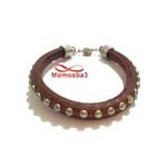 Bracelet Cuir MARRON Pour Homme au meilleur prix au Maroc
