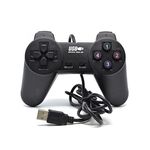 MANNETTE GAME PAD COMPATIBLE PC AVEC FIL  1.0 2.0 CONTROLEUR DE JEU FILAIRE DOUBLE SHOCK 2 POUR WINDOWS 9X / 2000 / XP au meilleur prix au Maroc