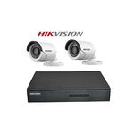 Pack Système de Surveillance de DVR et 2 Caméras d'exterieur -2Mpixel au meilleur prix au Maroc